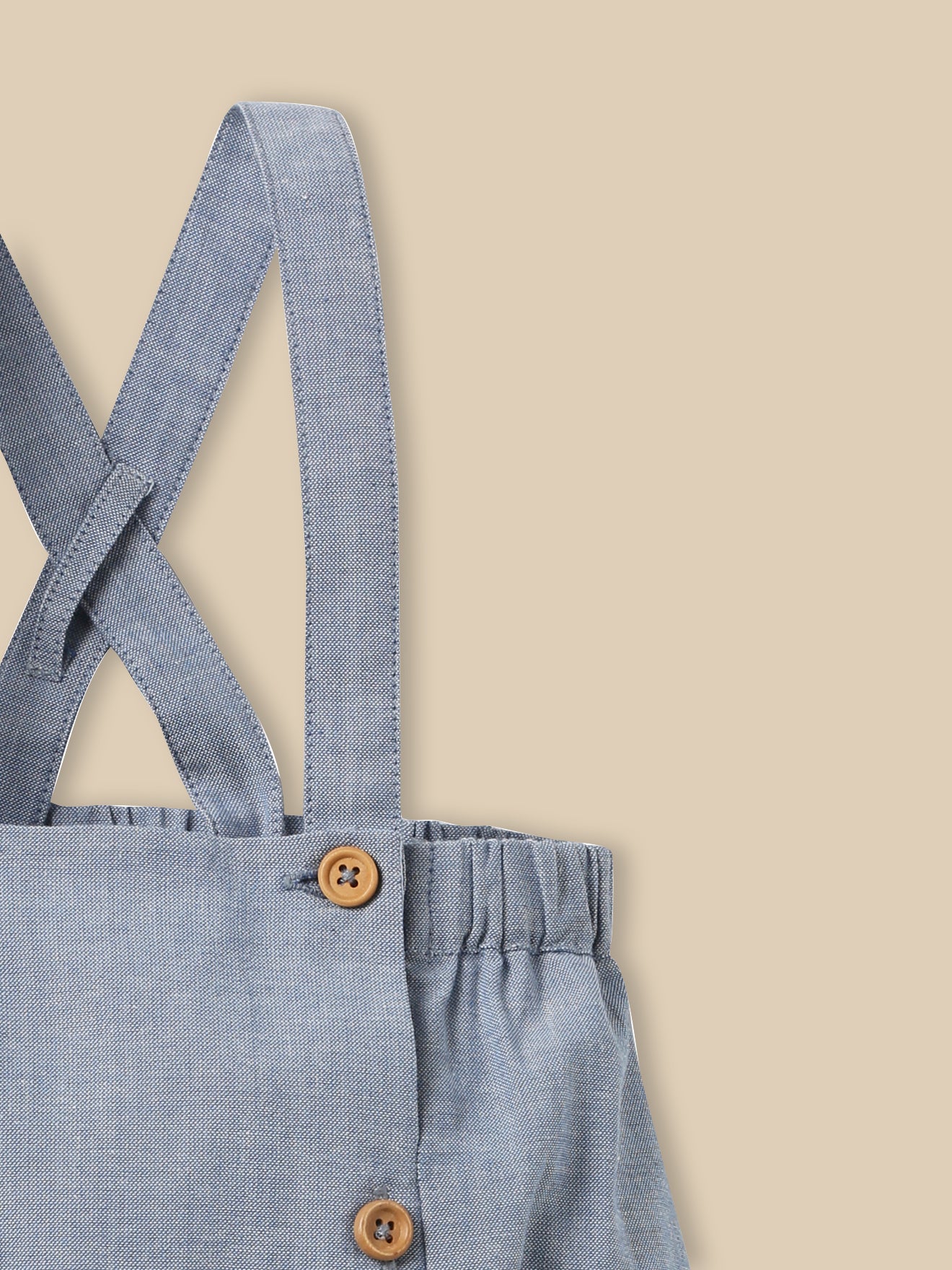 Baby-Bloomer aus Chambray-Stoff