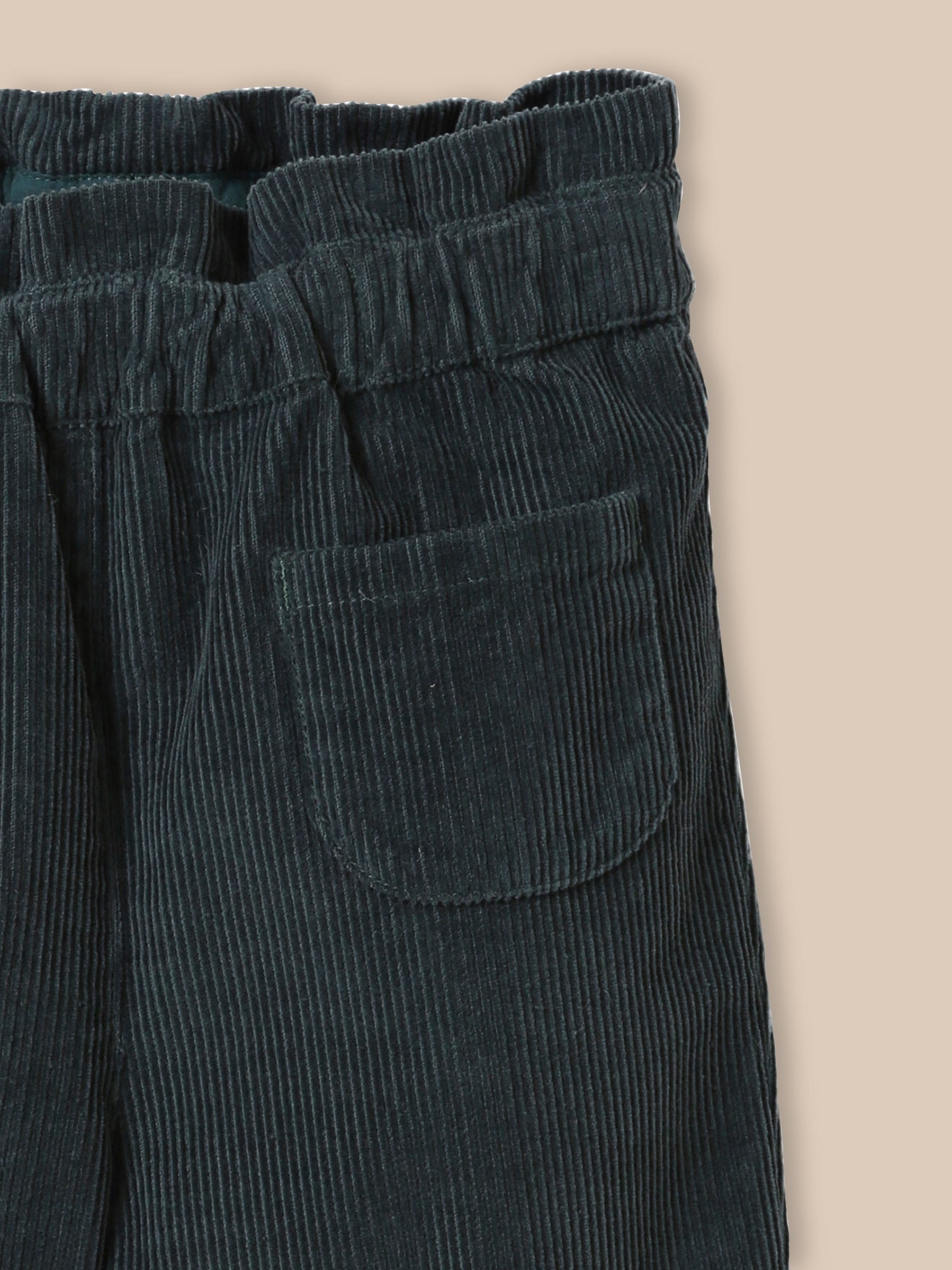 Pantalon paperbag Bébé en velours