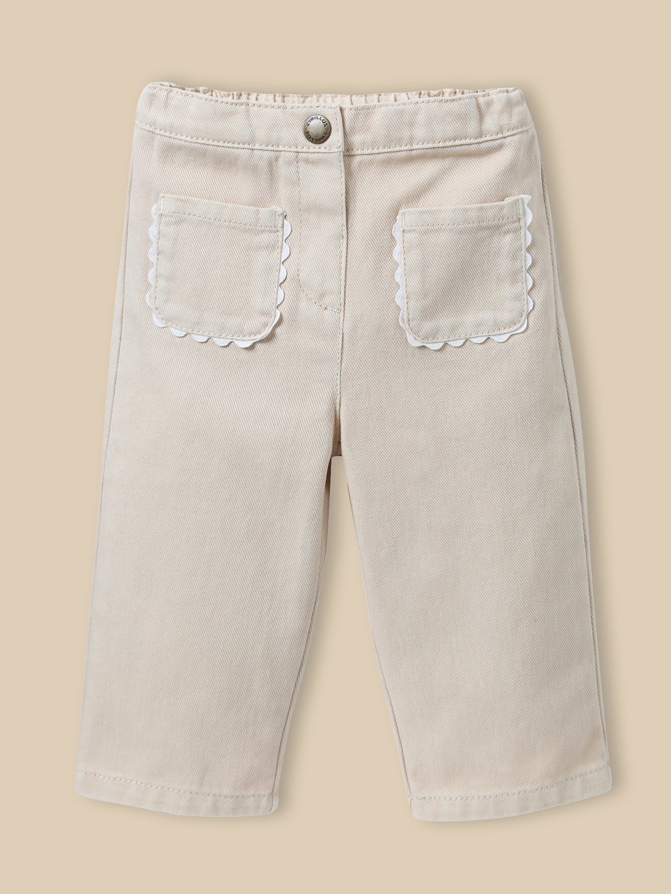 Pantalon droit Bébé en twill
