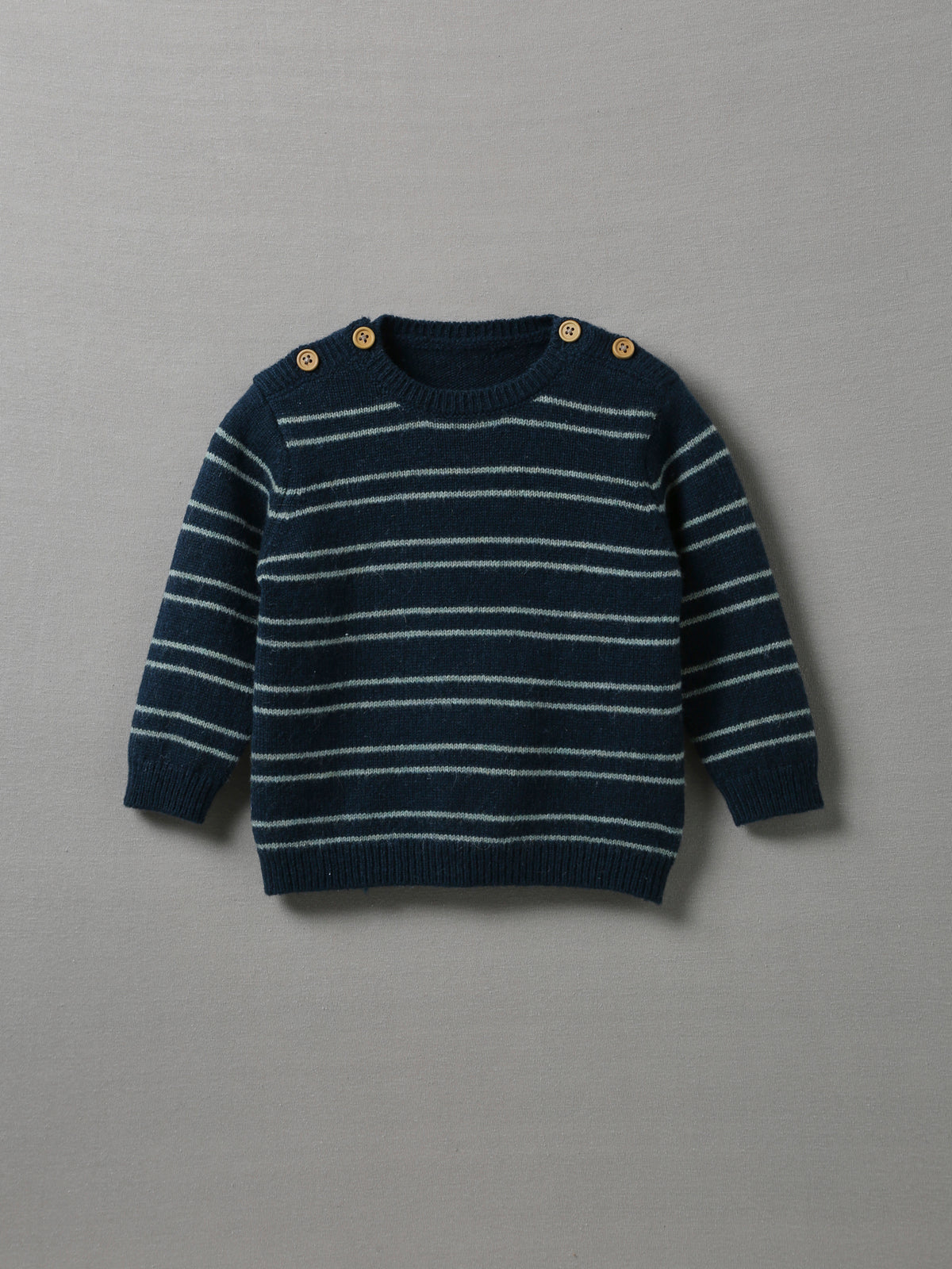 Pull rayé Bébé en Lambswool