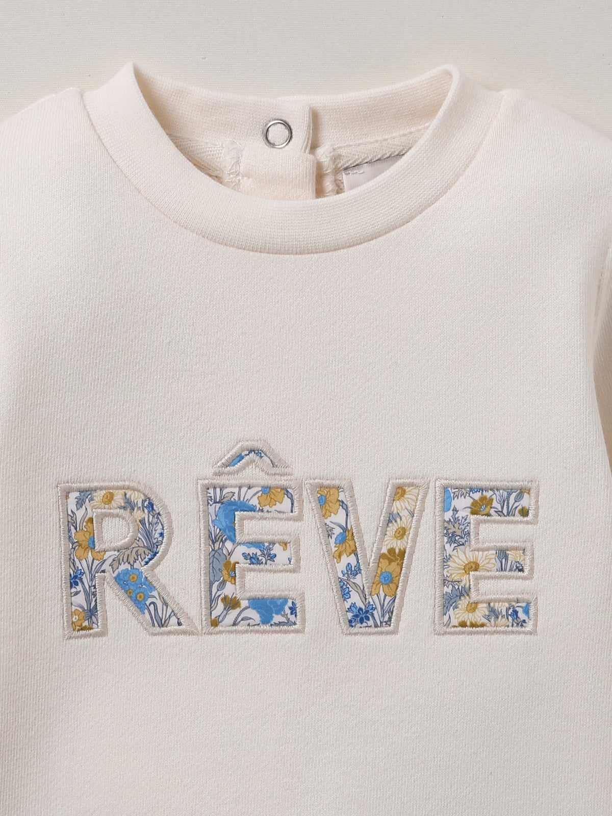Sweat Bébé tissu Liberty - Coton Biologique