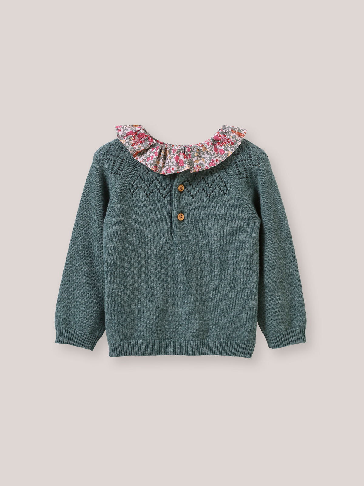 Pull col en tissu Liberty Babingdon Bébé
