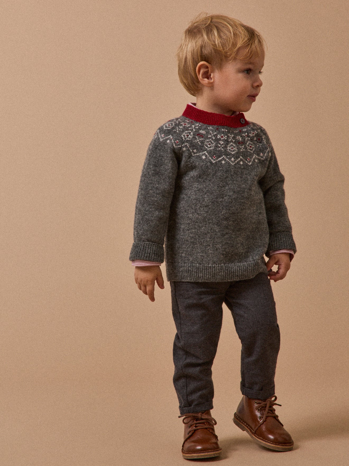 Baby-Pullover aus Lambswool