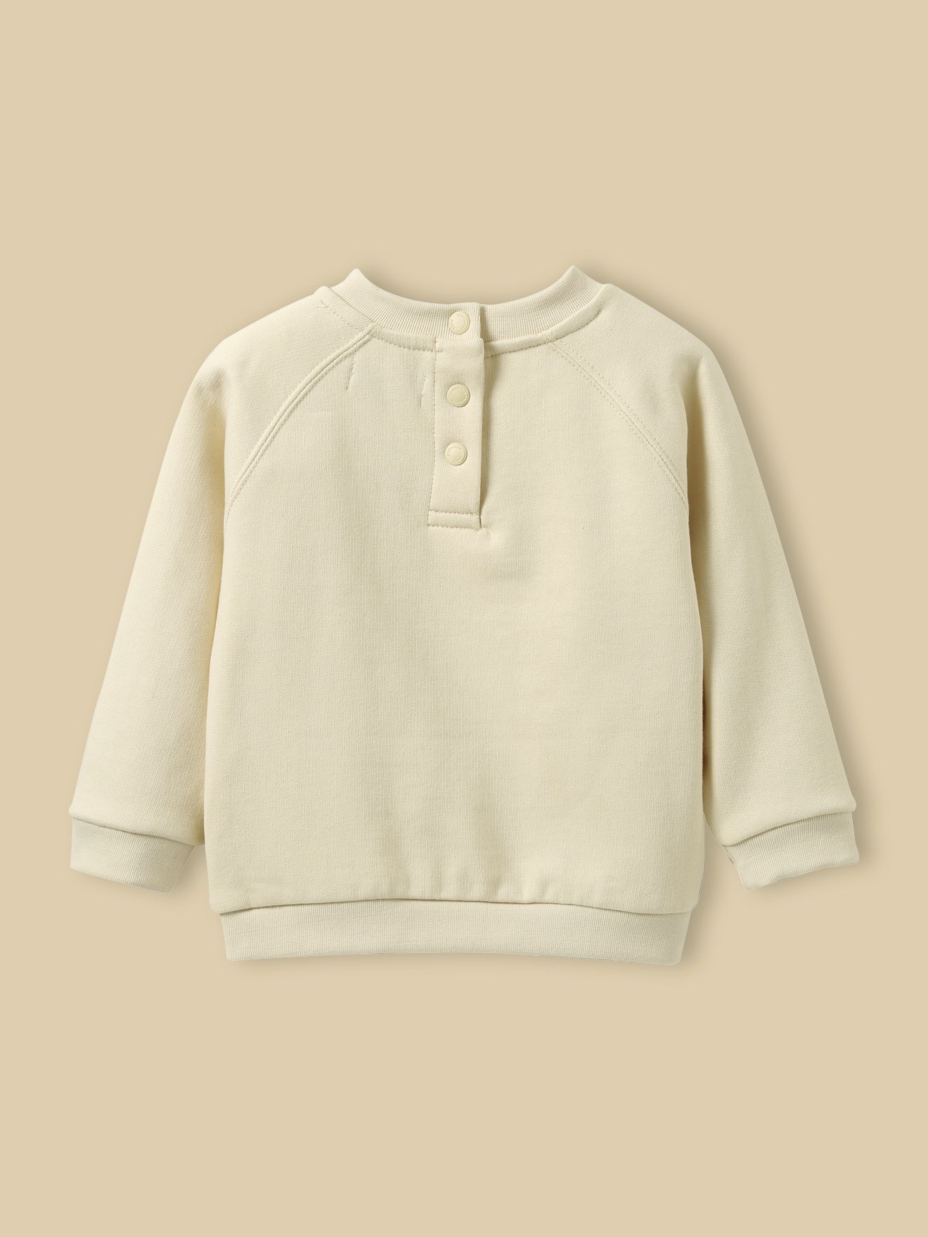 Besticktes Sweatshirt, Baby - Bio-Baumwolle