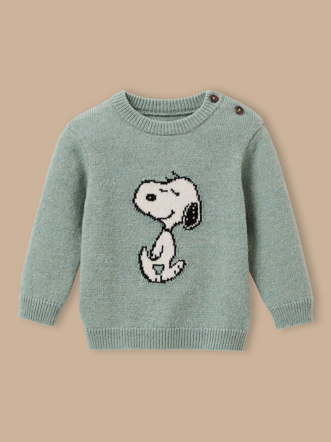 Baby Pullover Cyrillus X PEANUTS™ – Kollektion « Snoopy »