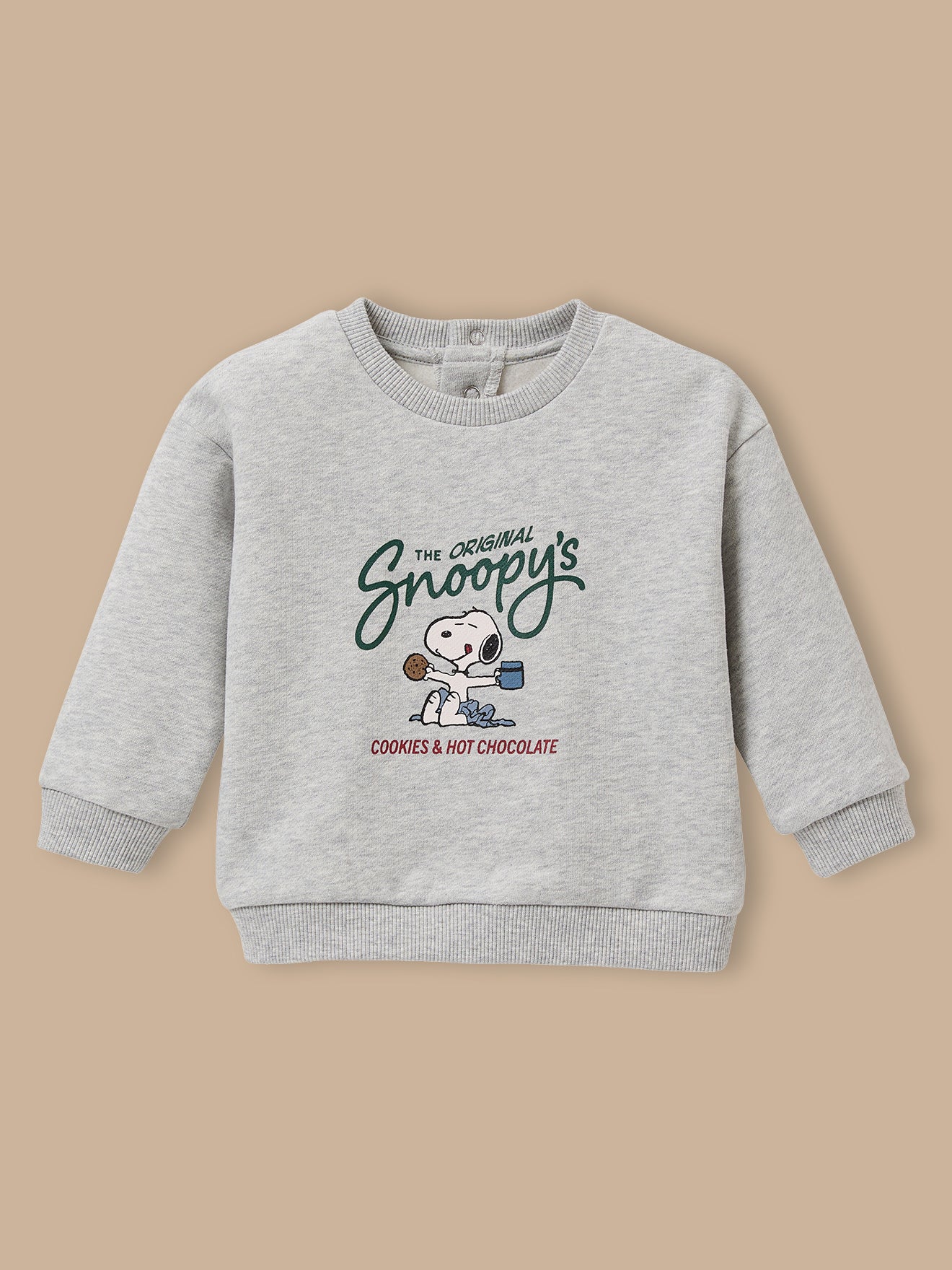 Baby Sweatshirt Cyrillus X PEANUTS™ – Kollektion « Snoopy »