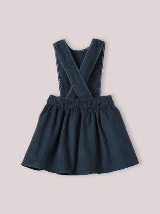 Baby-Latzkleid aus Velours