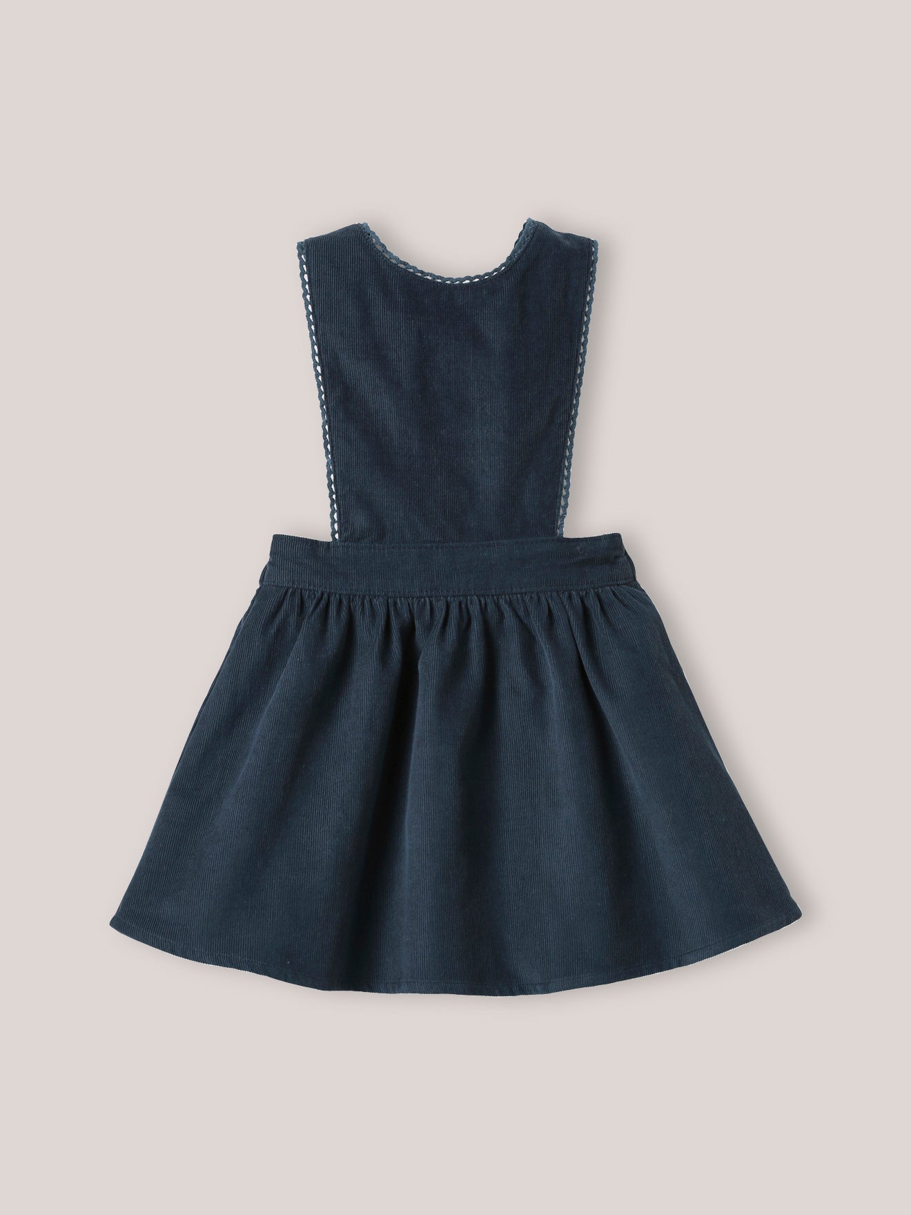 Baby-Latzkleid aus Velours