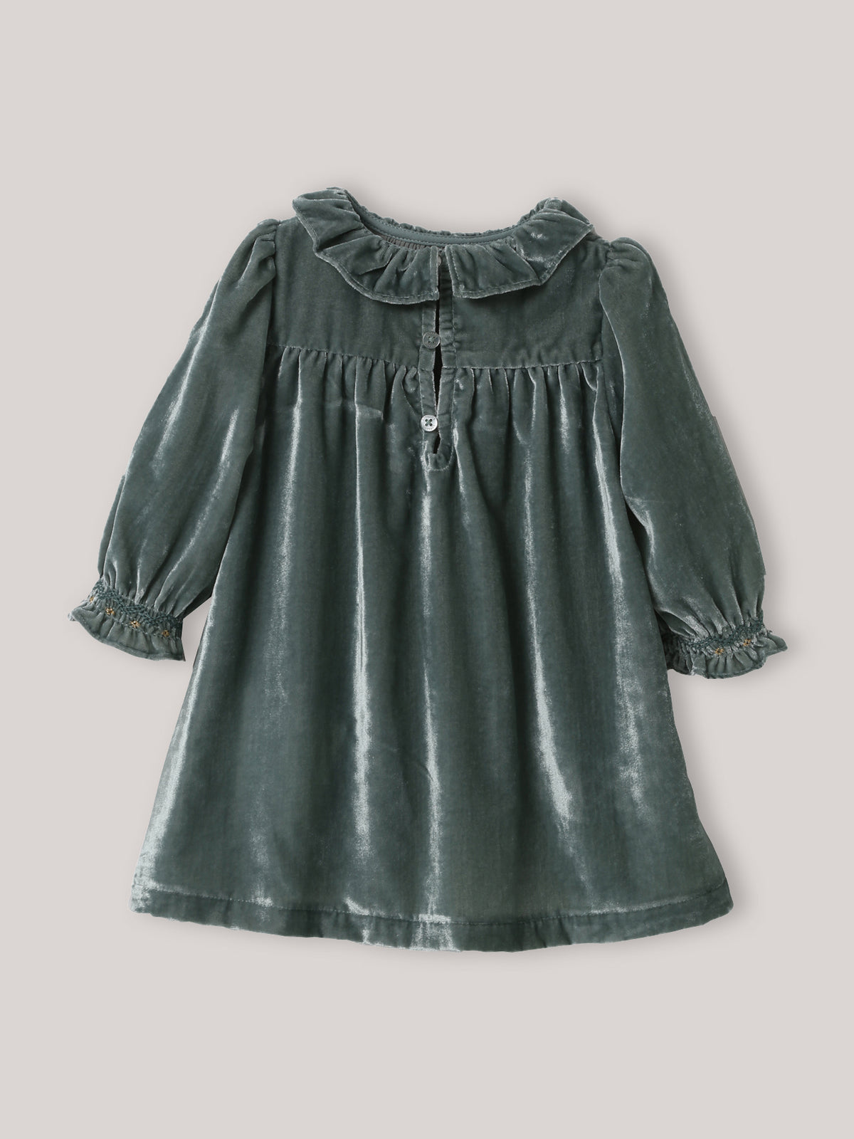 Babykleid aus Pannesamt