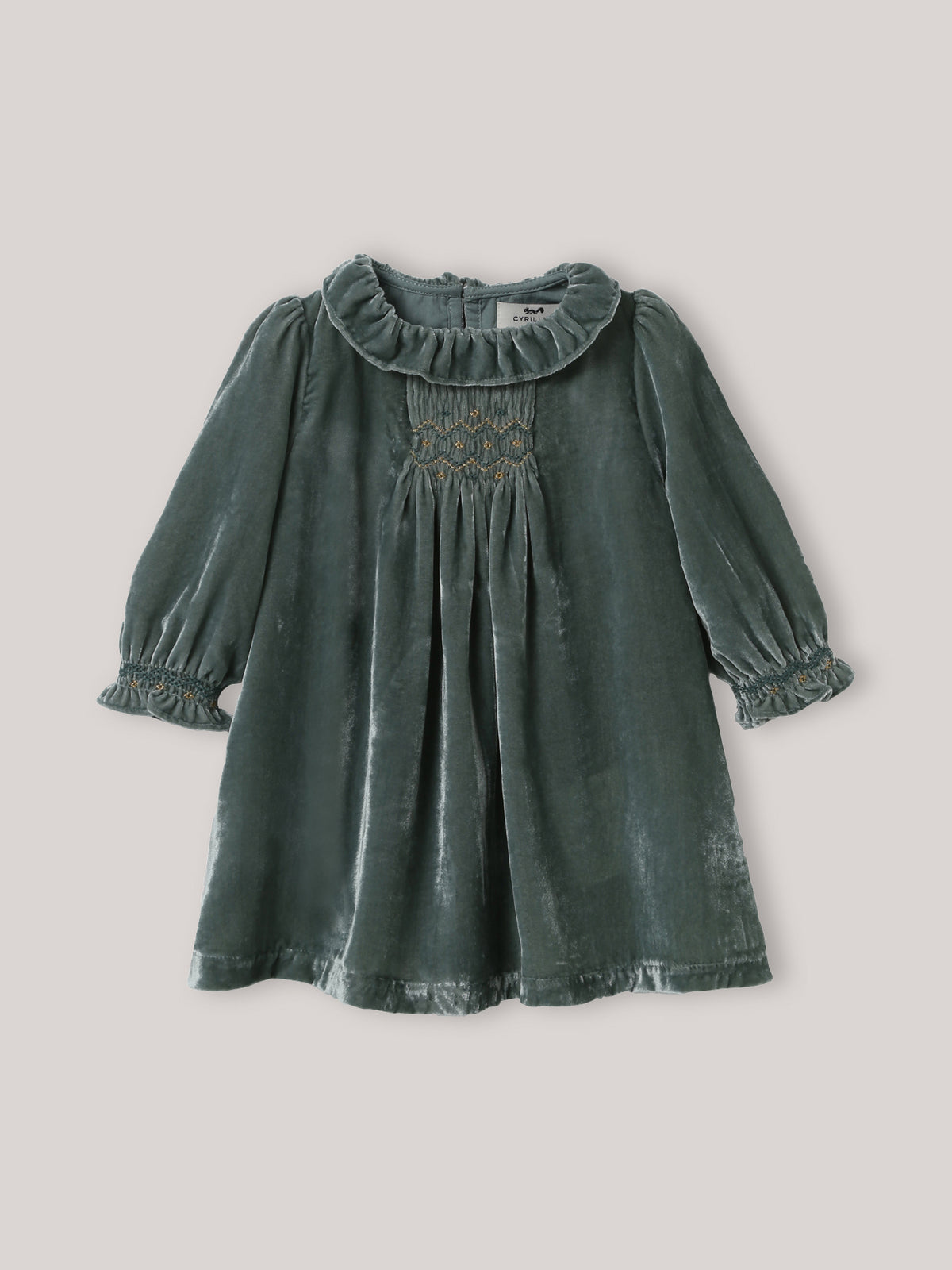 Babykleid aus Pannesamt