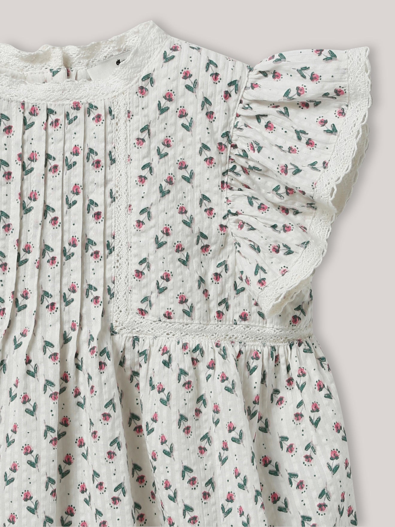 Robe en seersucker bébé
