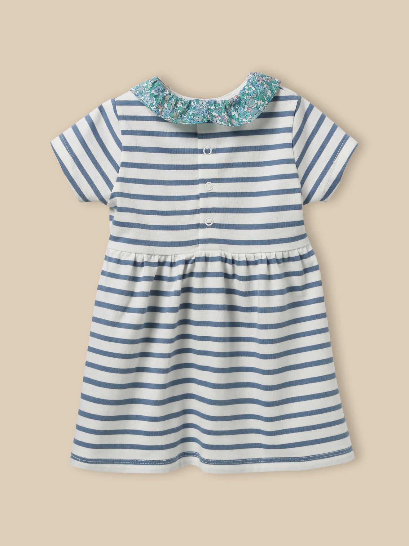 Matrosen-Kleid, Baby - Bio-Baumwolle