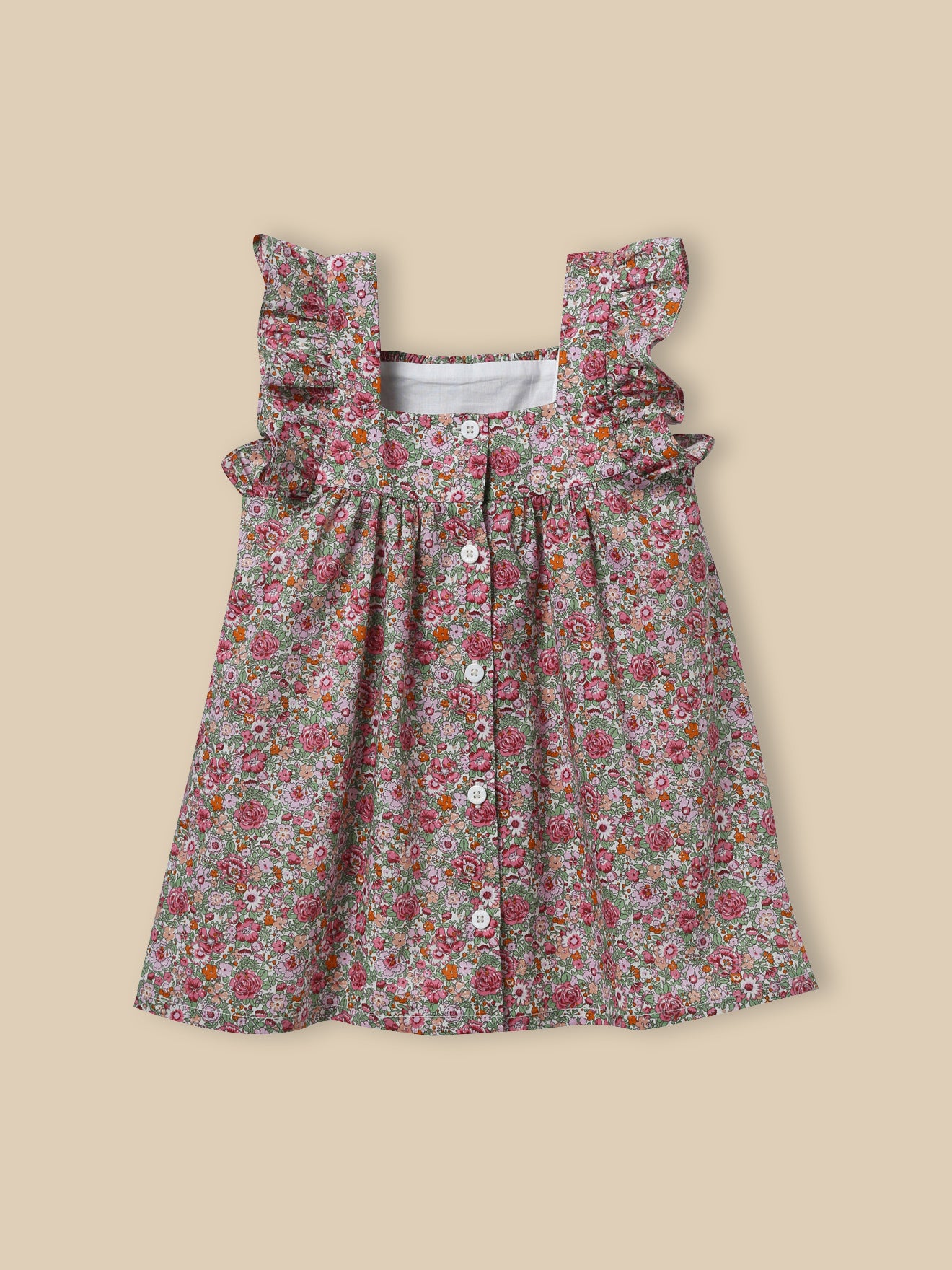 Robe Scarlette en tissu Liberty - Collection Fêtes et Mariages