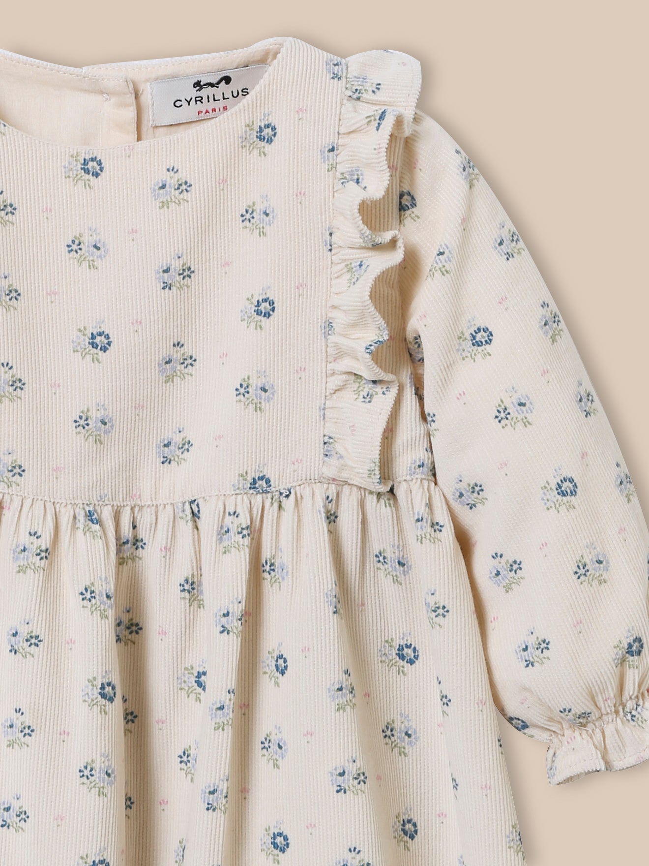 Baby-Kleid aus Velours