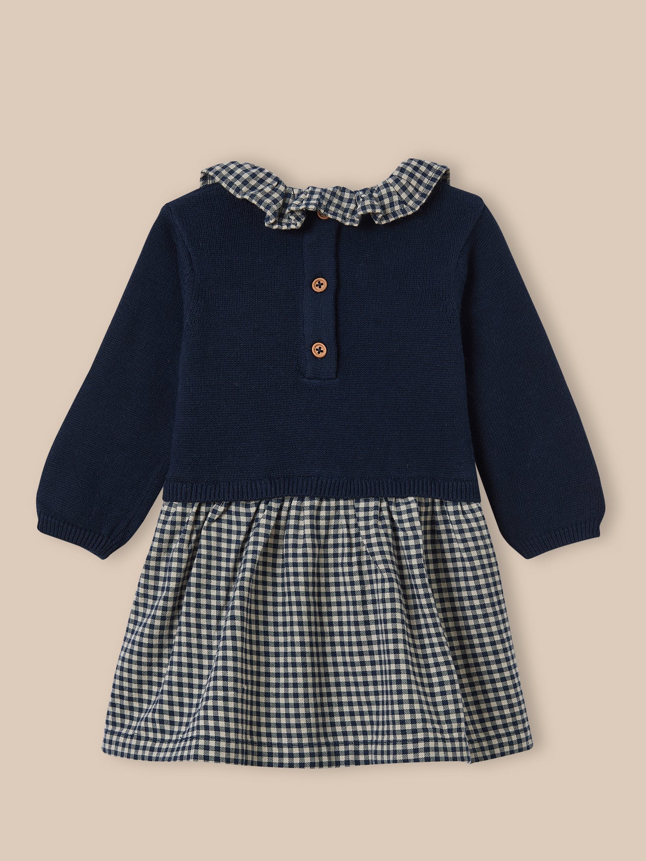 Robe Bébé bi-matière