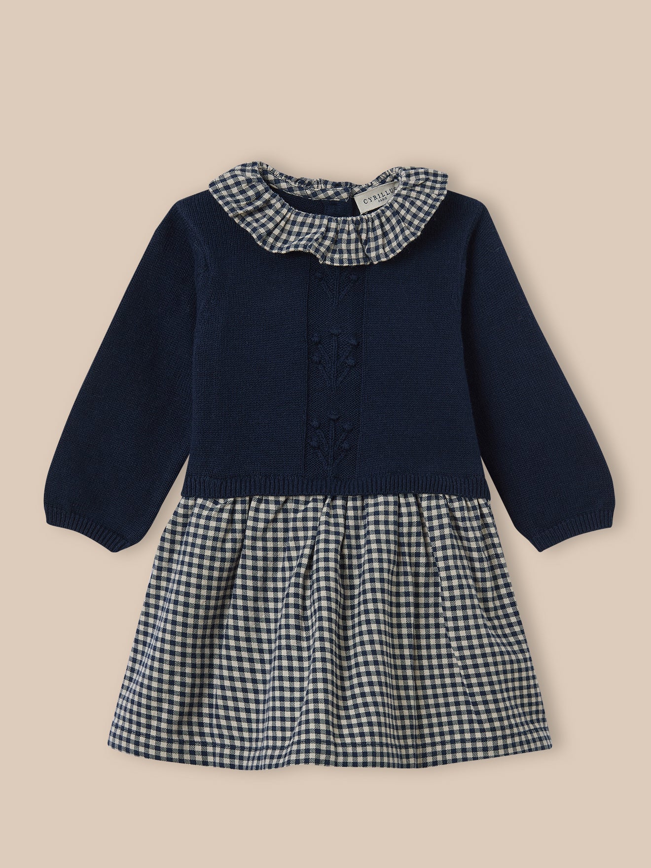 Robe Bébé bi-matière