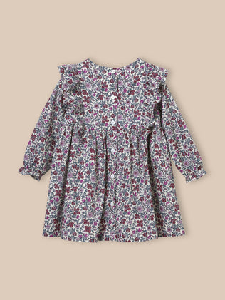 Baby-Kleid aus Liberty®-Stoff « Meadow »