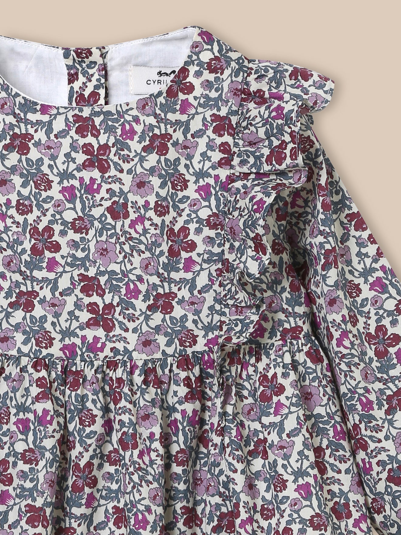 Robe en tissu Liberty Meadow bébé