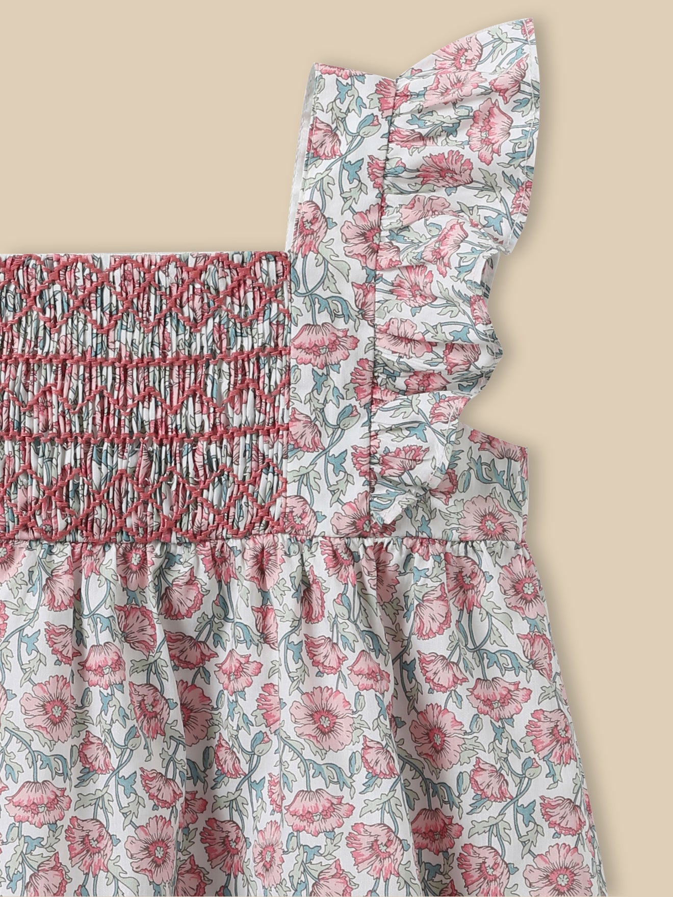 Robe en tissu Liberty Victoire - Collection fêtes et mariages