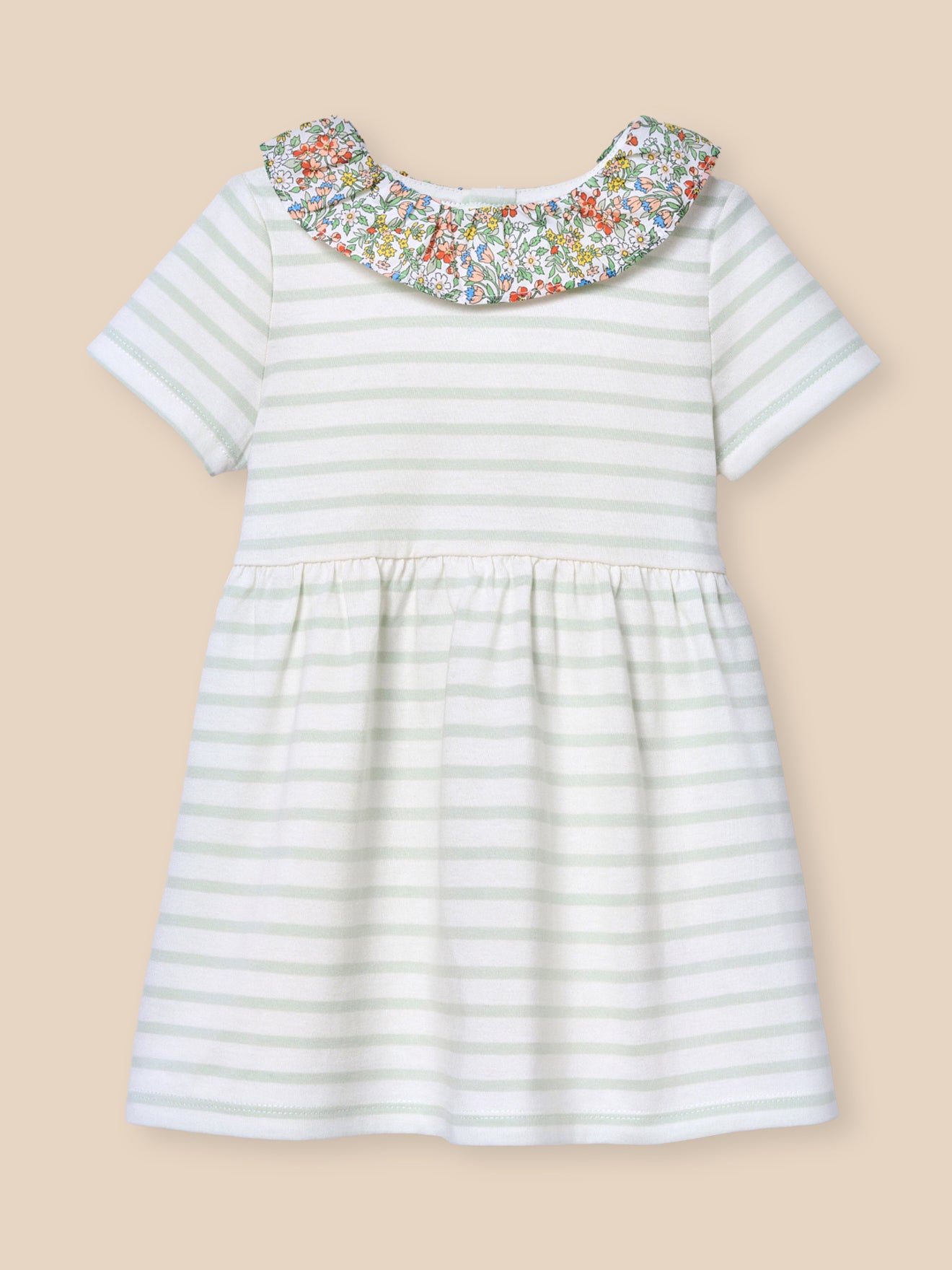 Robe marinière bébé - Coton biologique