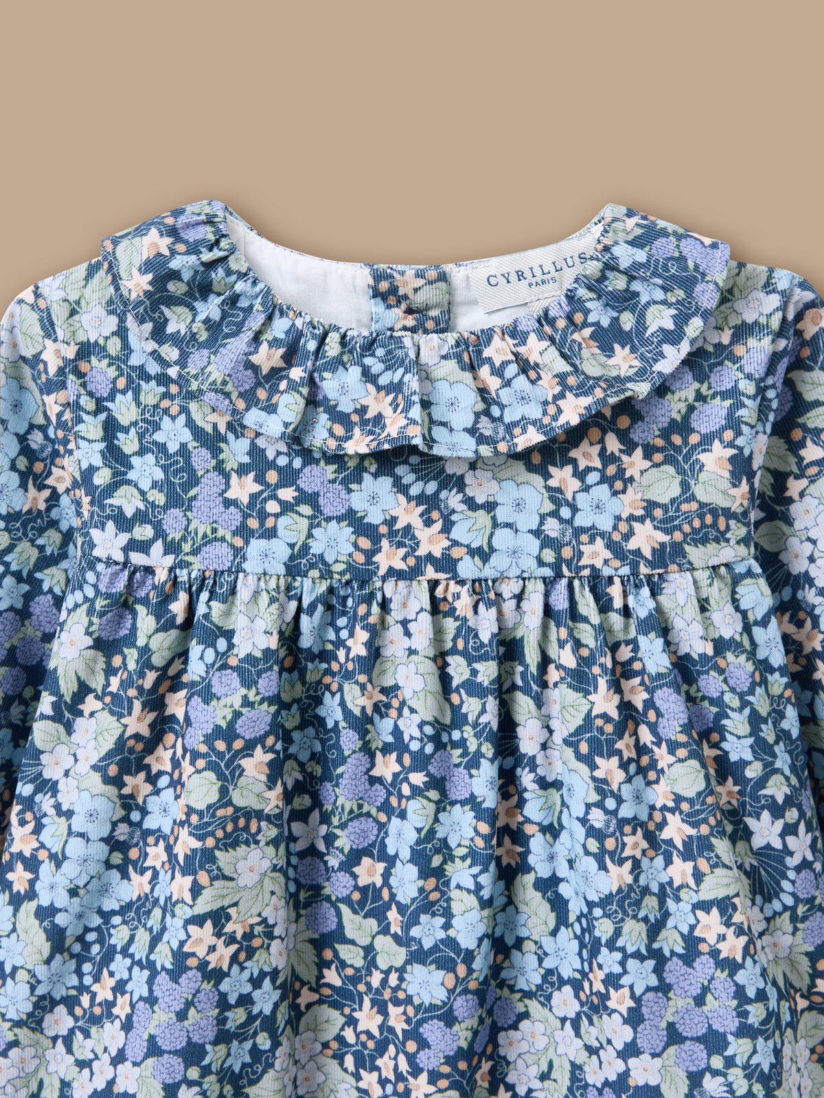 Robe bébé en tissu Liberty