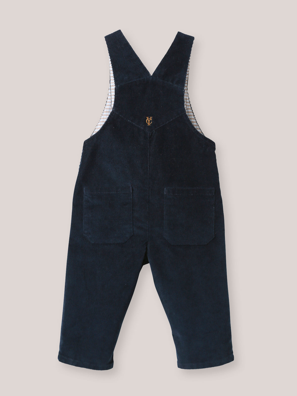 Baby-Latzhose aus Velours