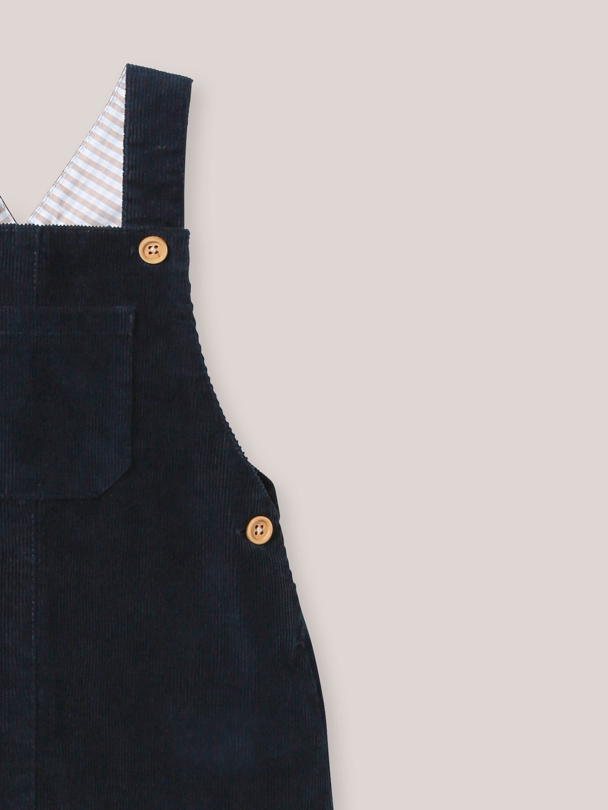 Baby-Latzhose aus Velours