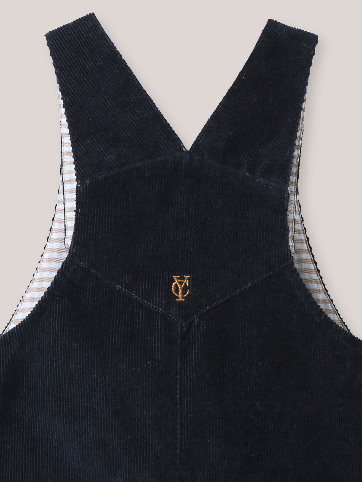 Baby-Latzhose aus Velours