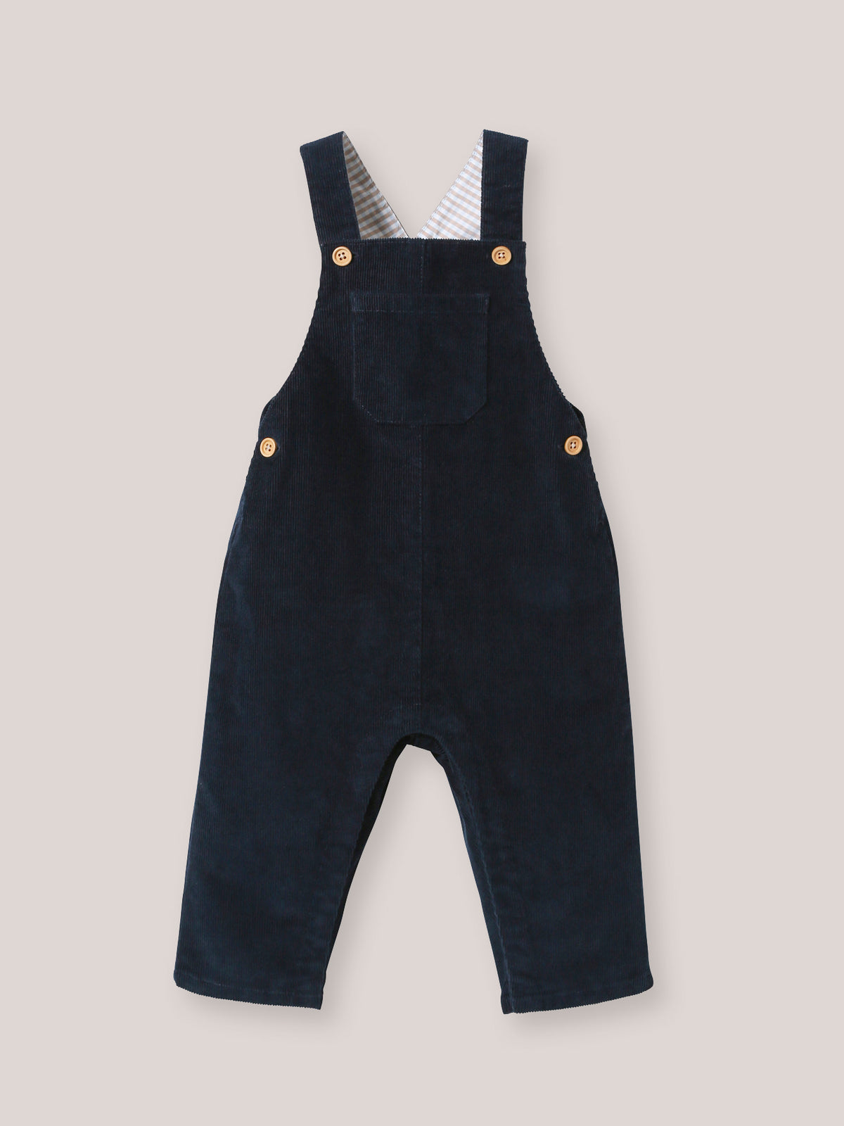 Baby-Latzhose aus Velours