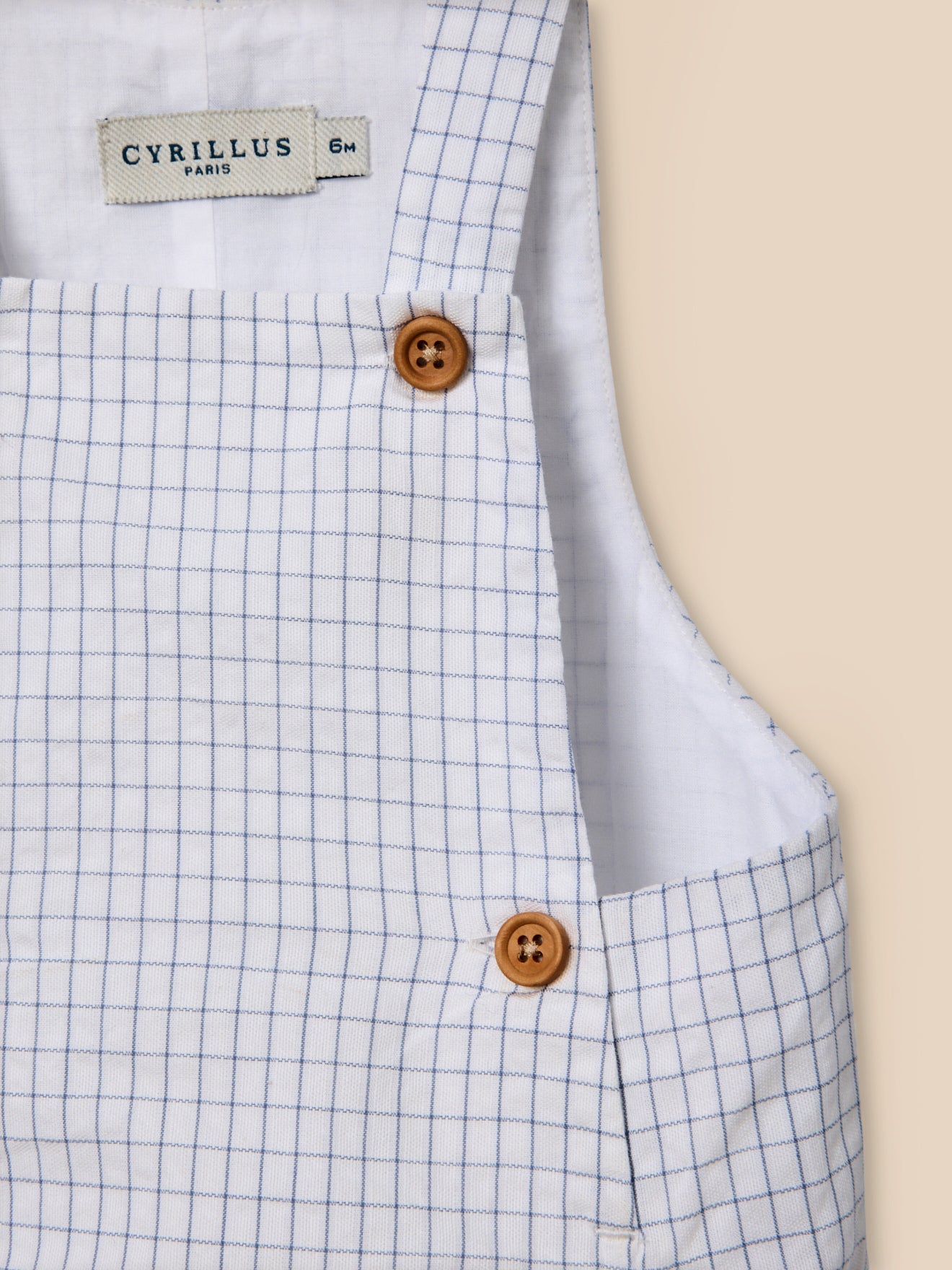 Salopette à carreau Bébé