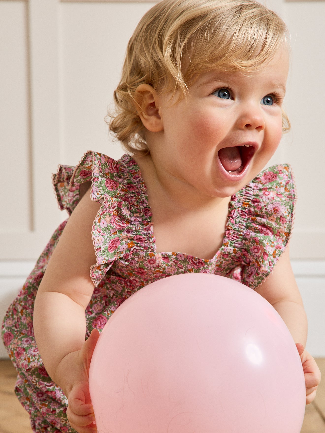 Combi-bloomer en tissu Liberty Bébé