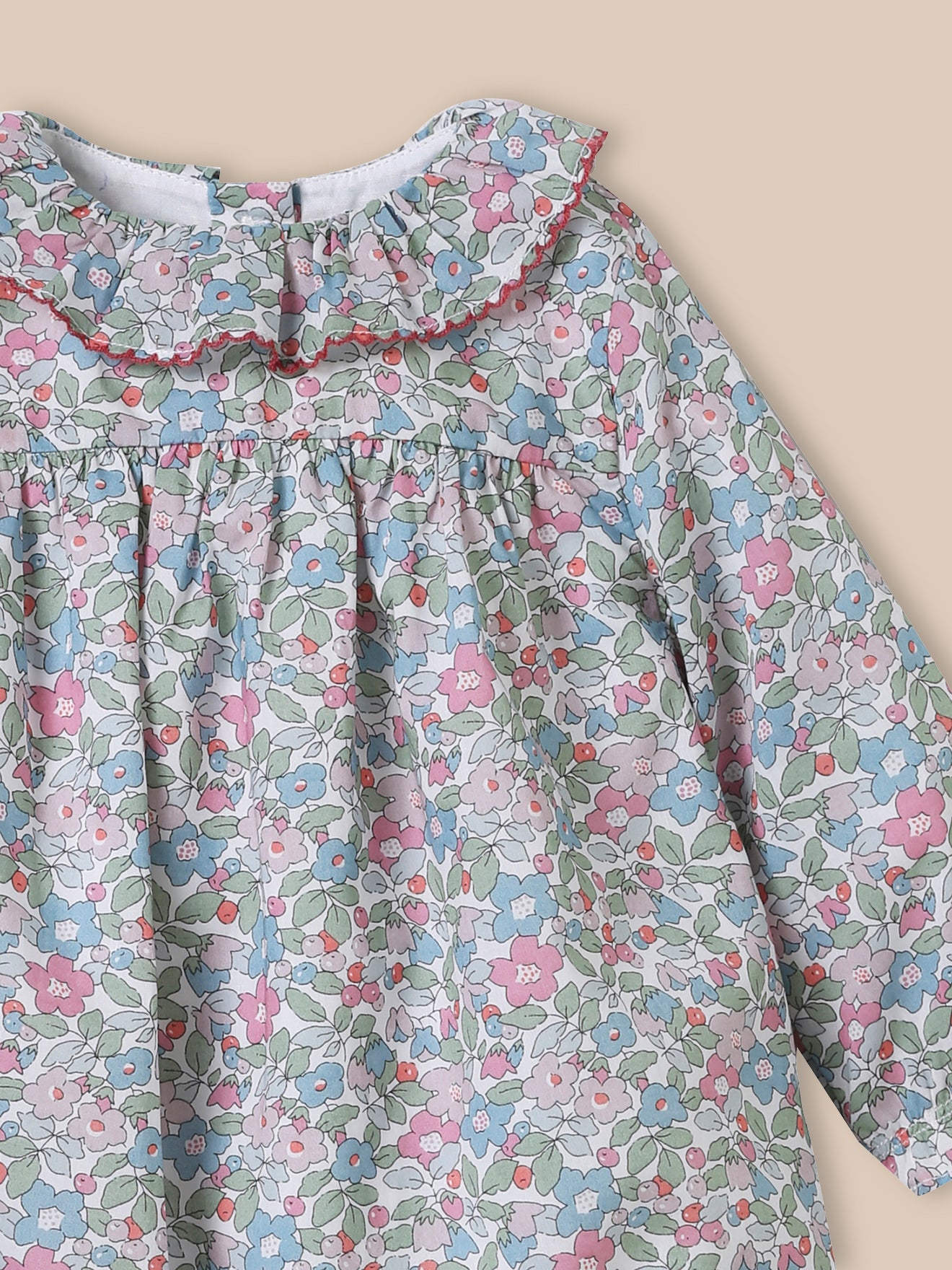 Barboteuse en tissu Liberty Bébé