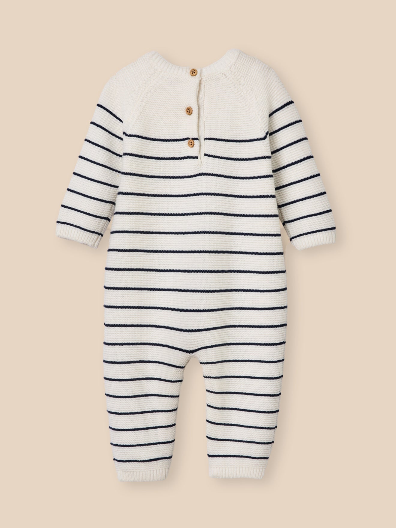 Combinaison Bébé en coton biologique et laine