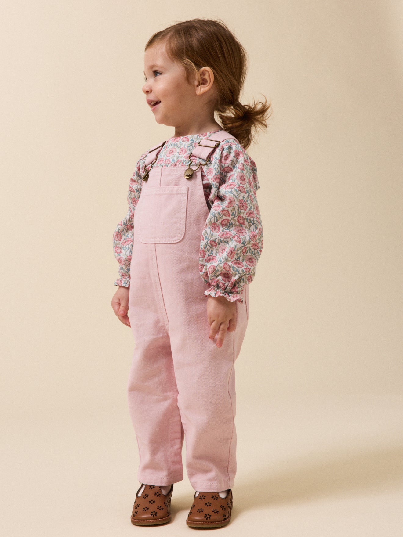 Salopette en twill Bébé