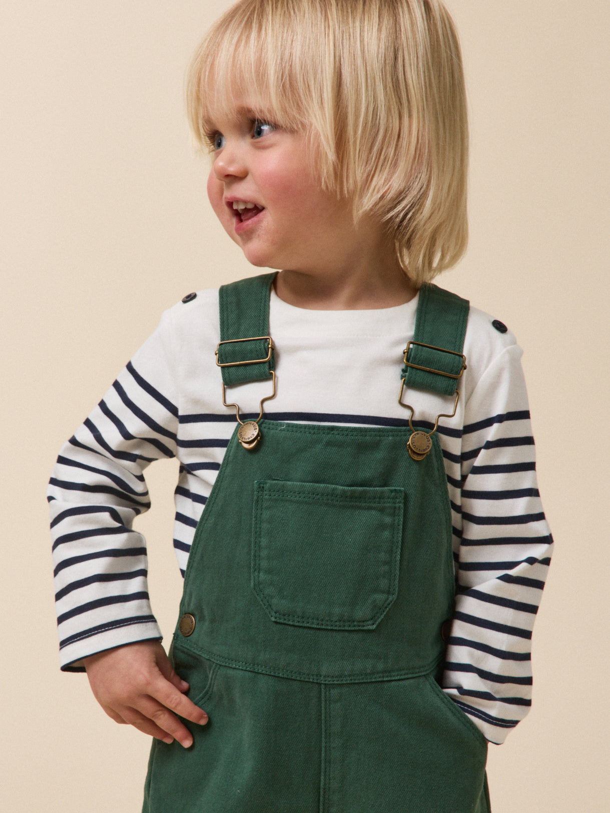 Salopette en twill Bébé