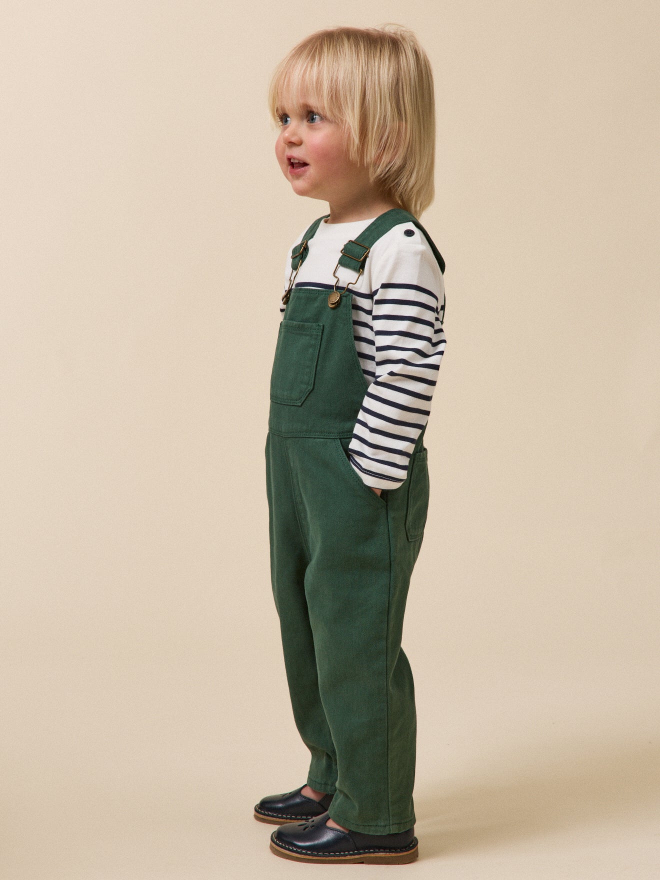 Salopette en twill Bébé