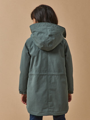 Parka Fille doublée imitation fourrure
