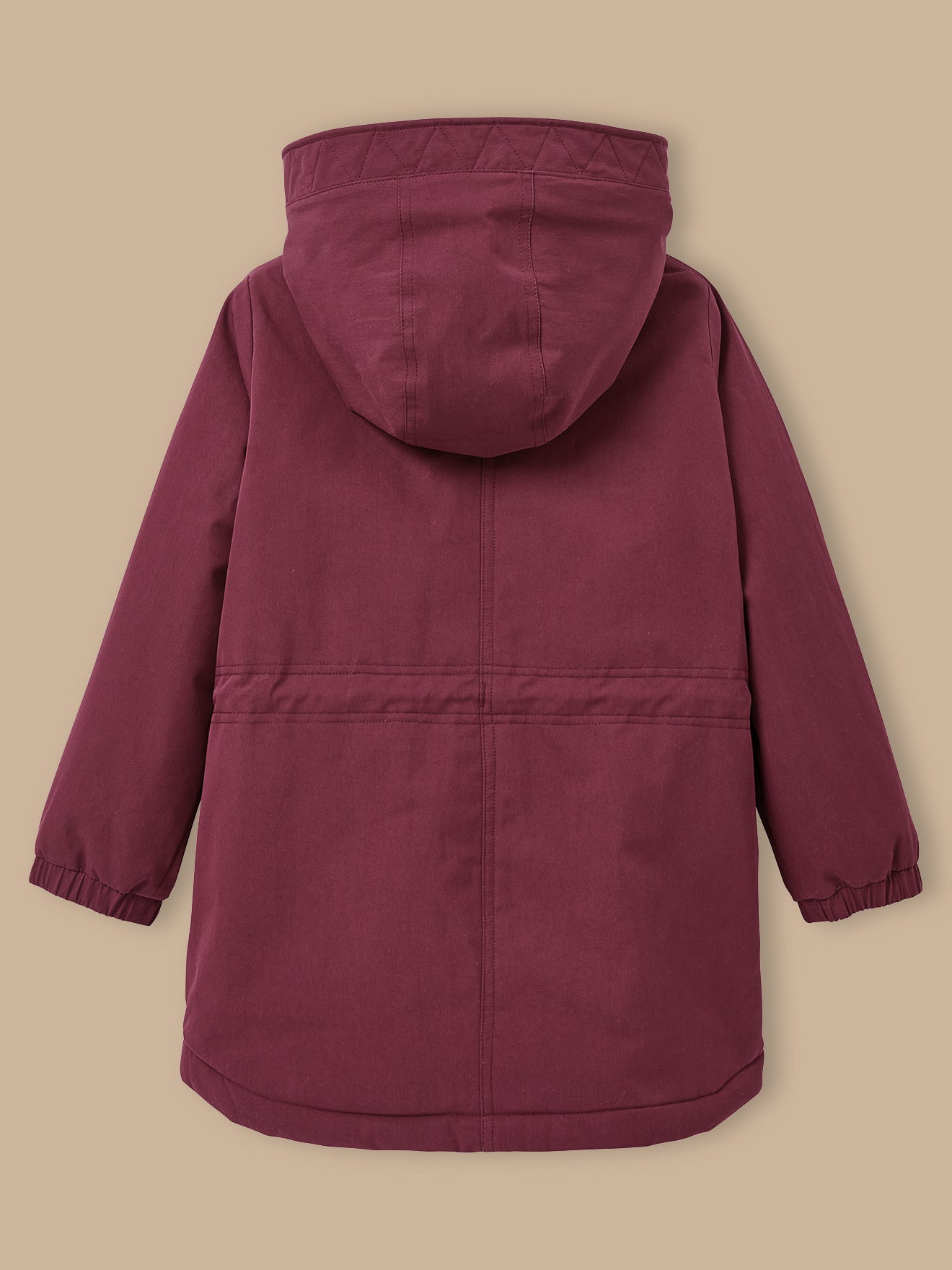 Mädchen-Parka mit Futter aus Pelzimitat