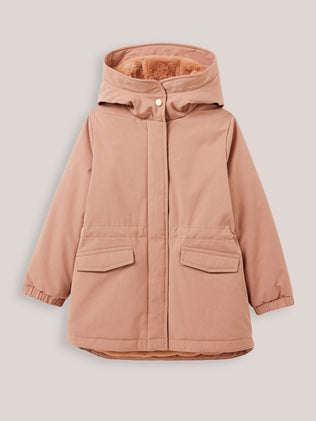 Parka Fille doublée imitation fourrure