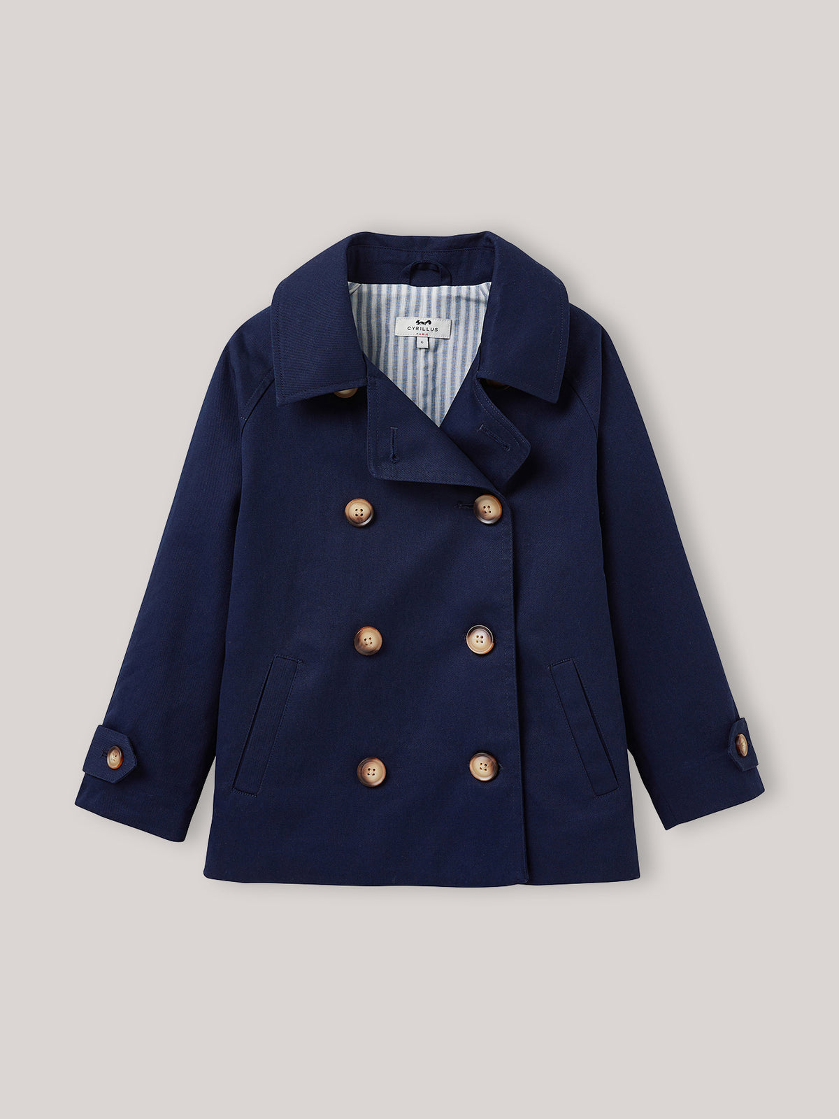 Trench court Fille avec capuche