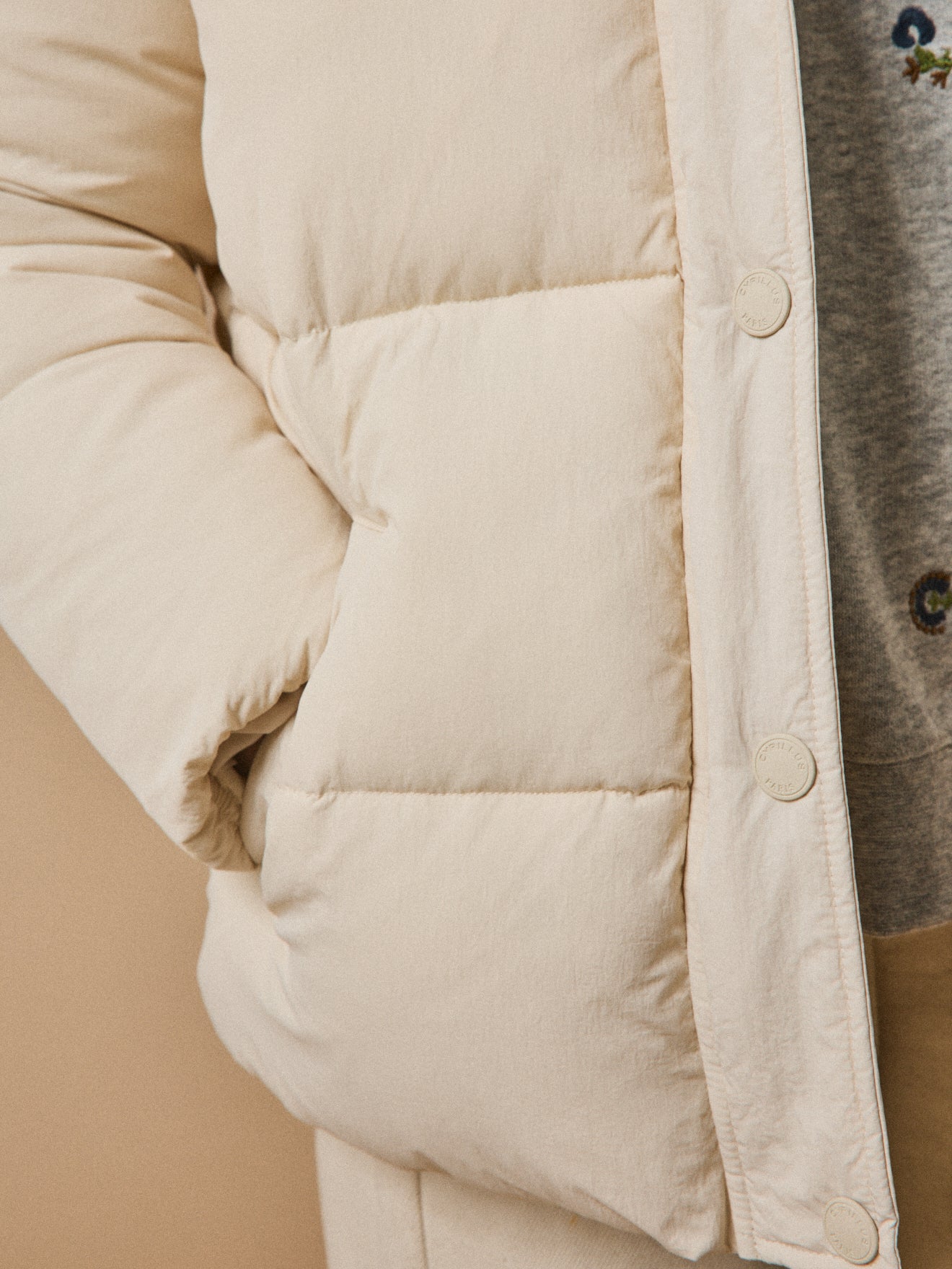 Mädchen-Steppjacke mit Fleece-Futter