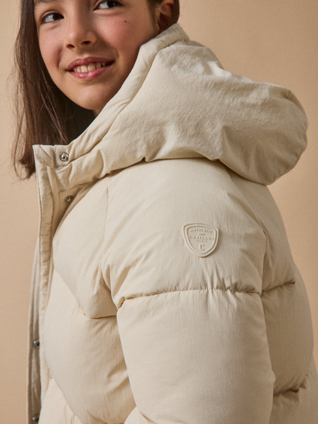 Mädchen-Steppjacke mit Fleece-Futter