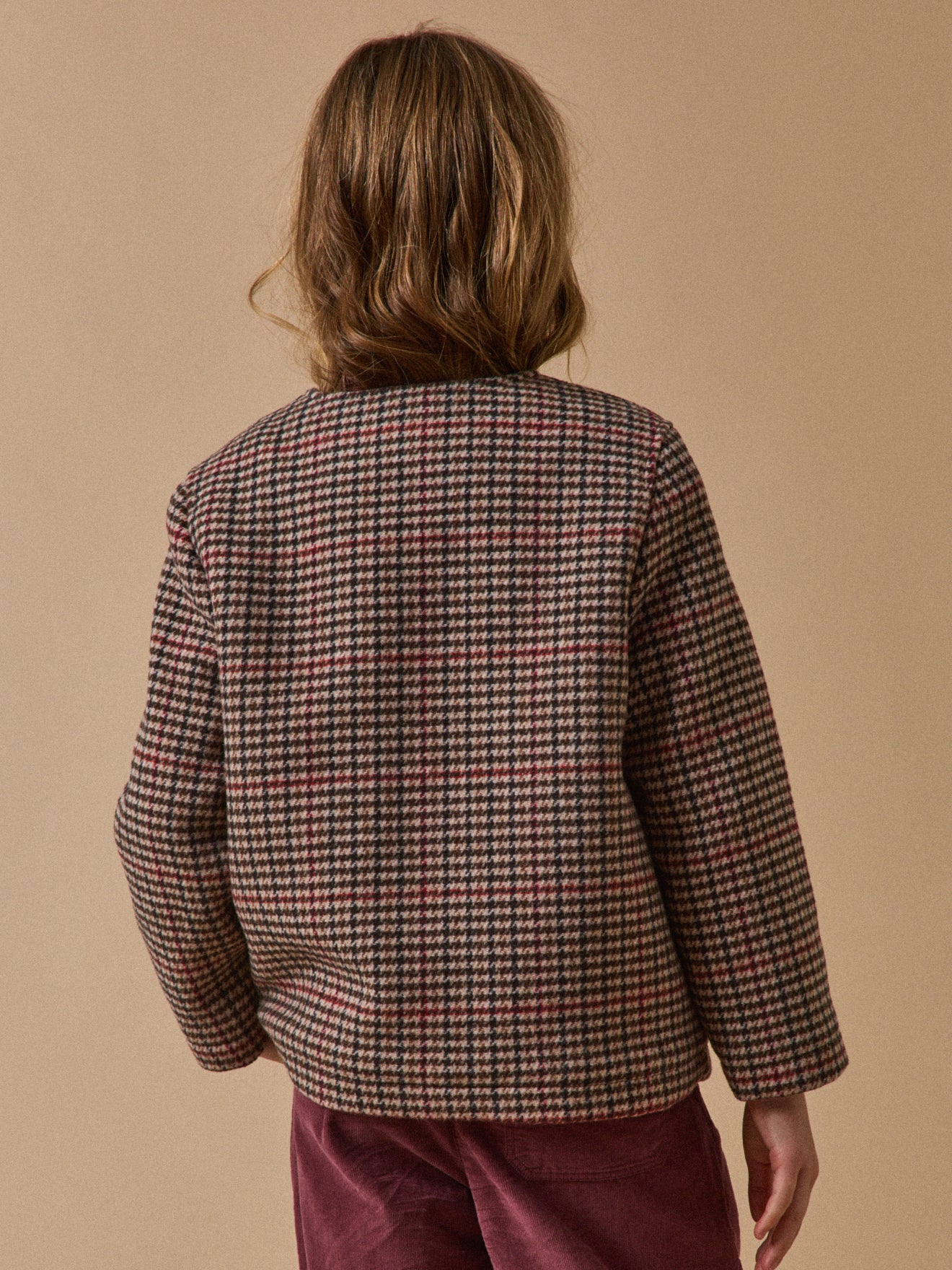 Mädchenmantel aus Wollstoff