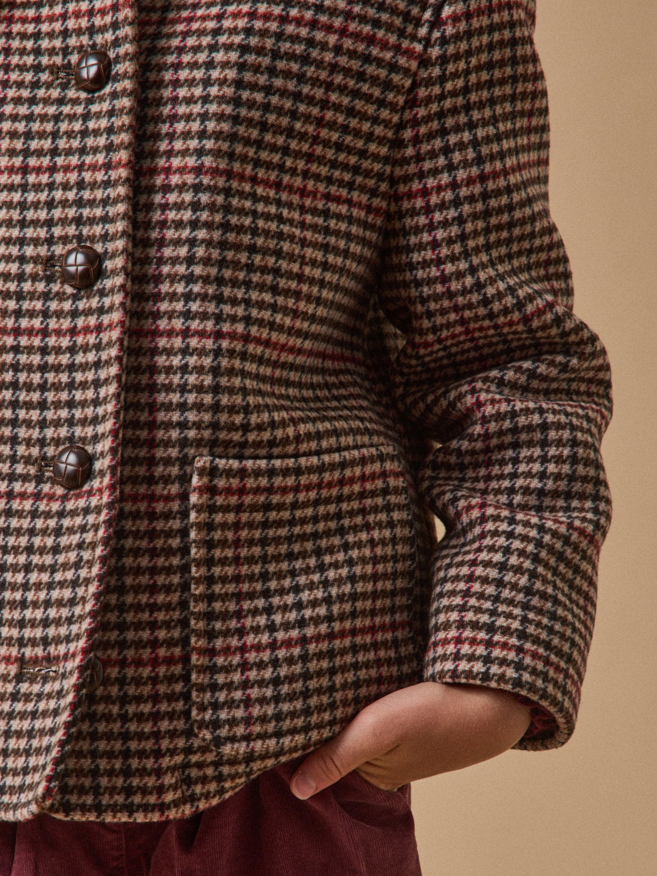 Mädchenmantel aus Wollstoff