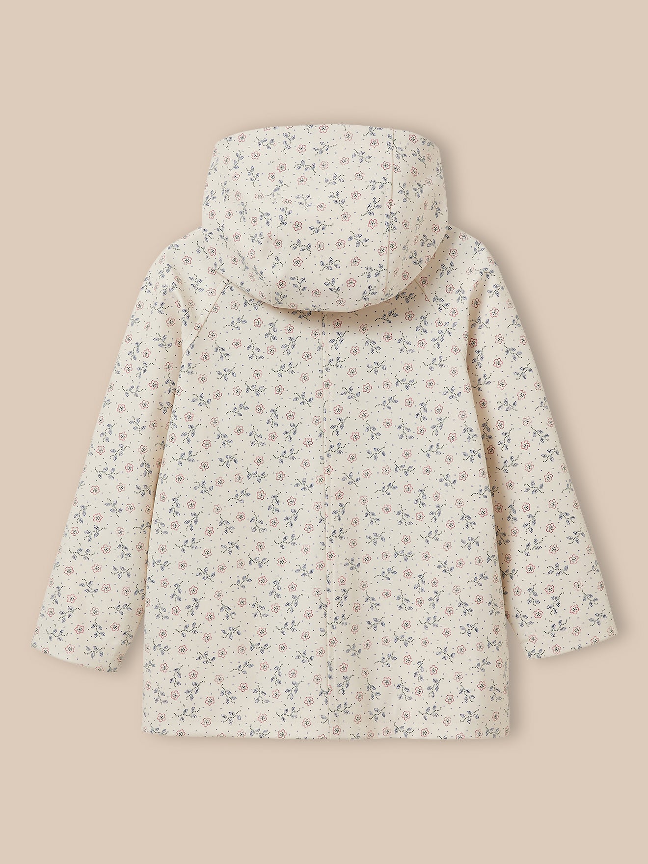 Mädchen-Regenjacke mit Kapuze – « Lily »-Print