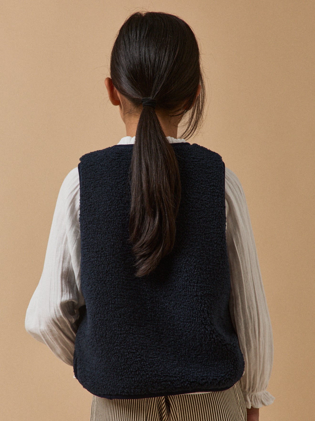 Mädchenweste aus Sherpa