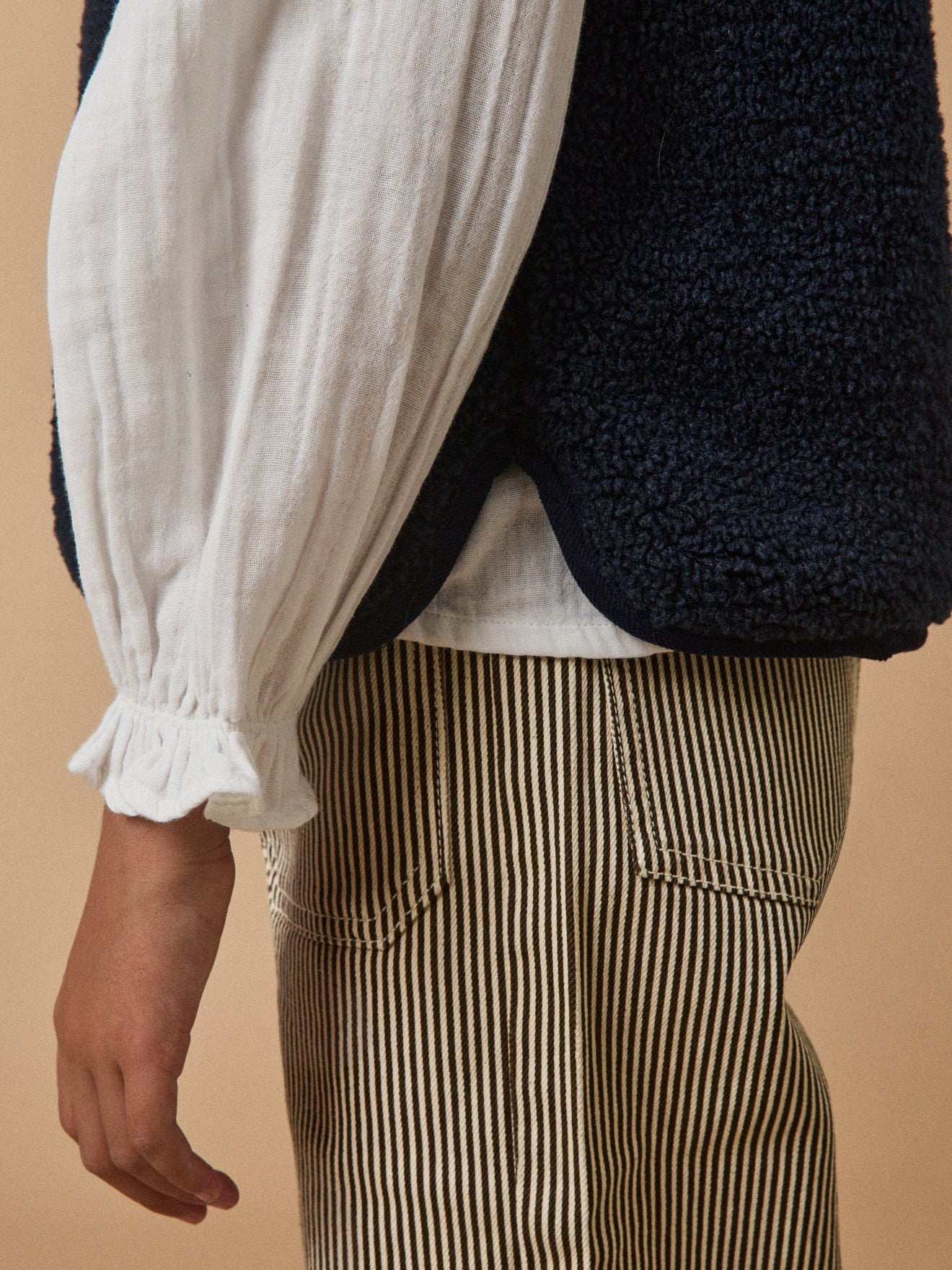 Mädchenweste aus Sherpa