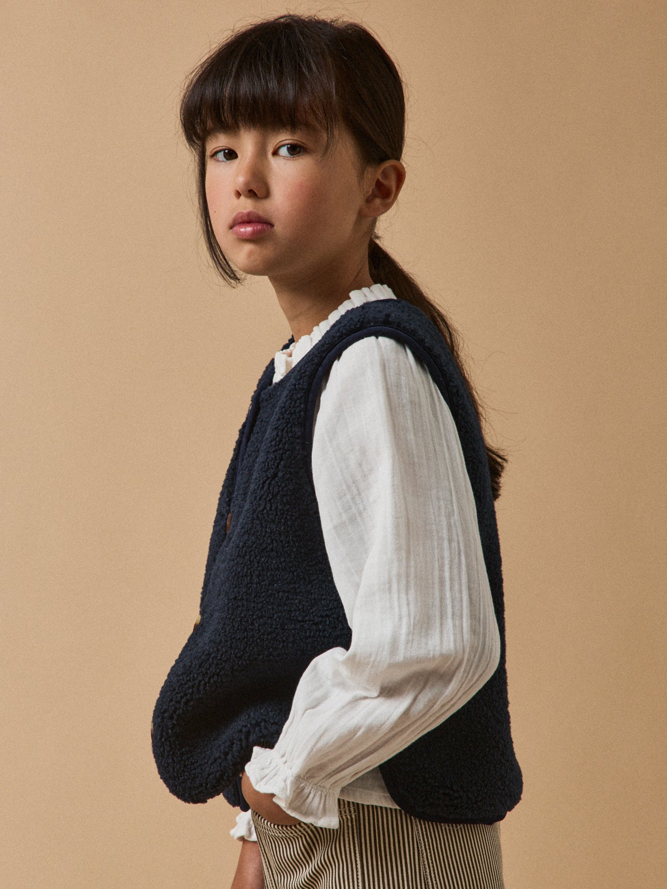 Mädchenweste aus Sherpa