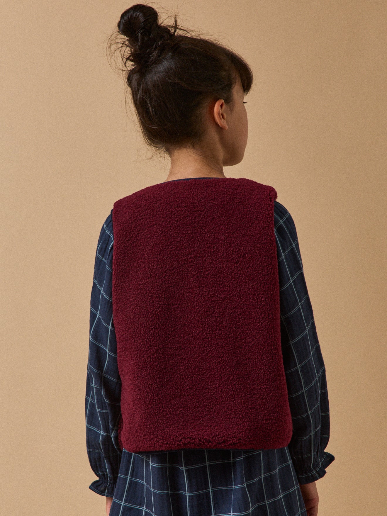 Mädchenweste aus Sherpa