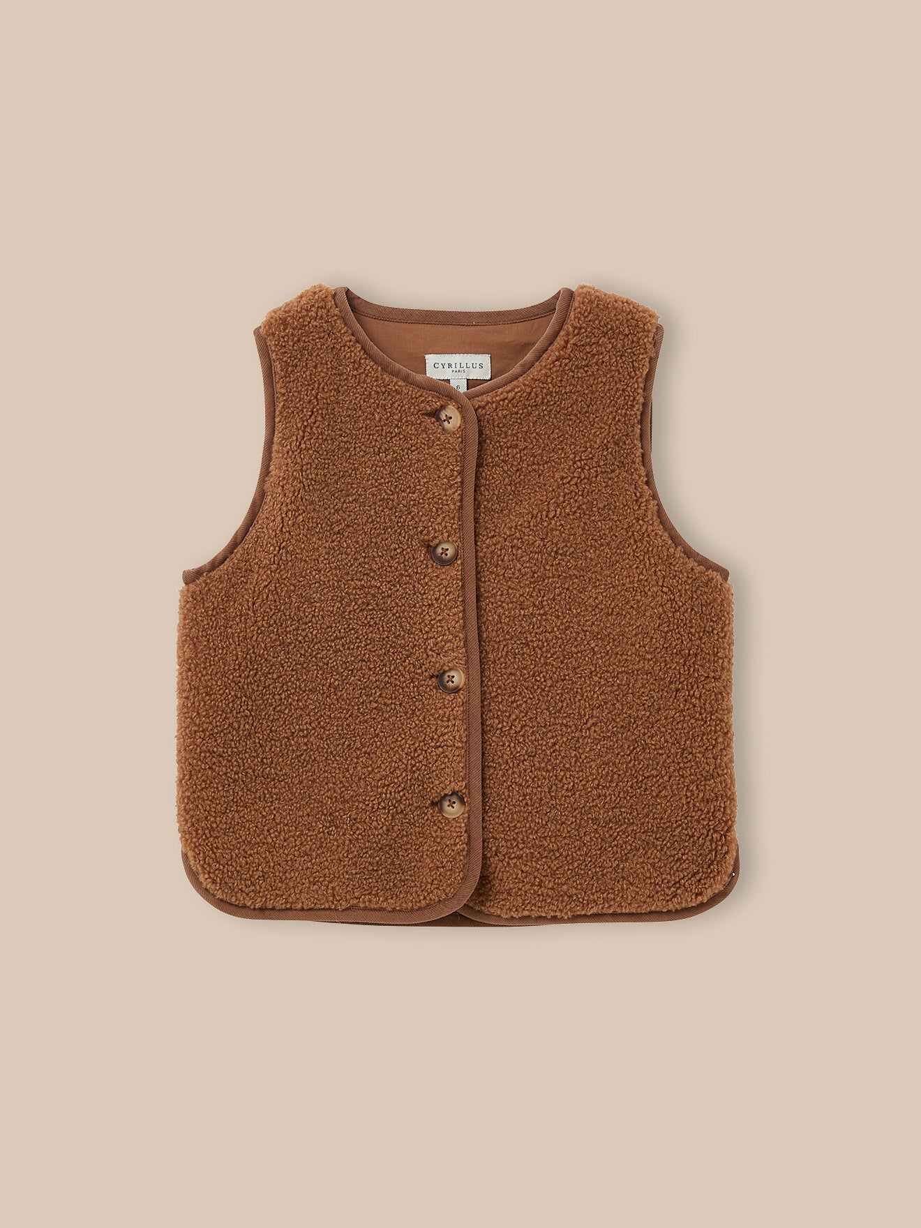 Mädchenweste aus Sherpa